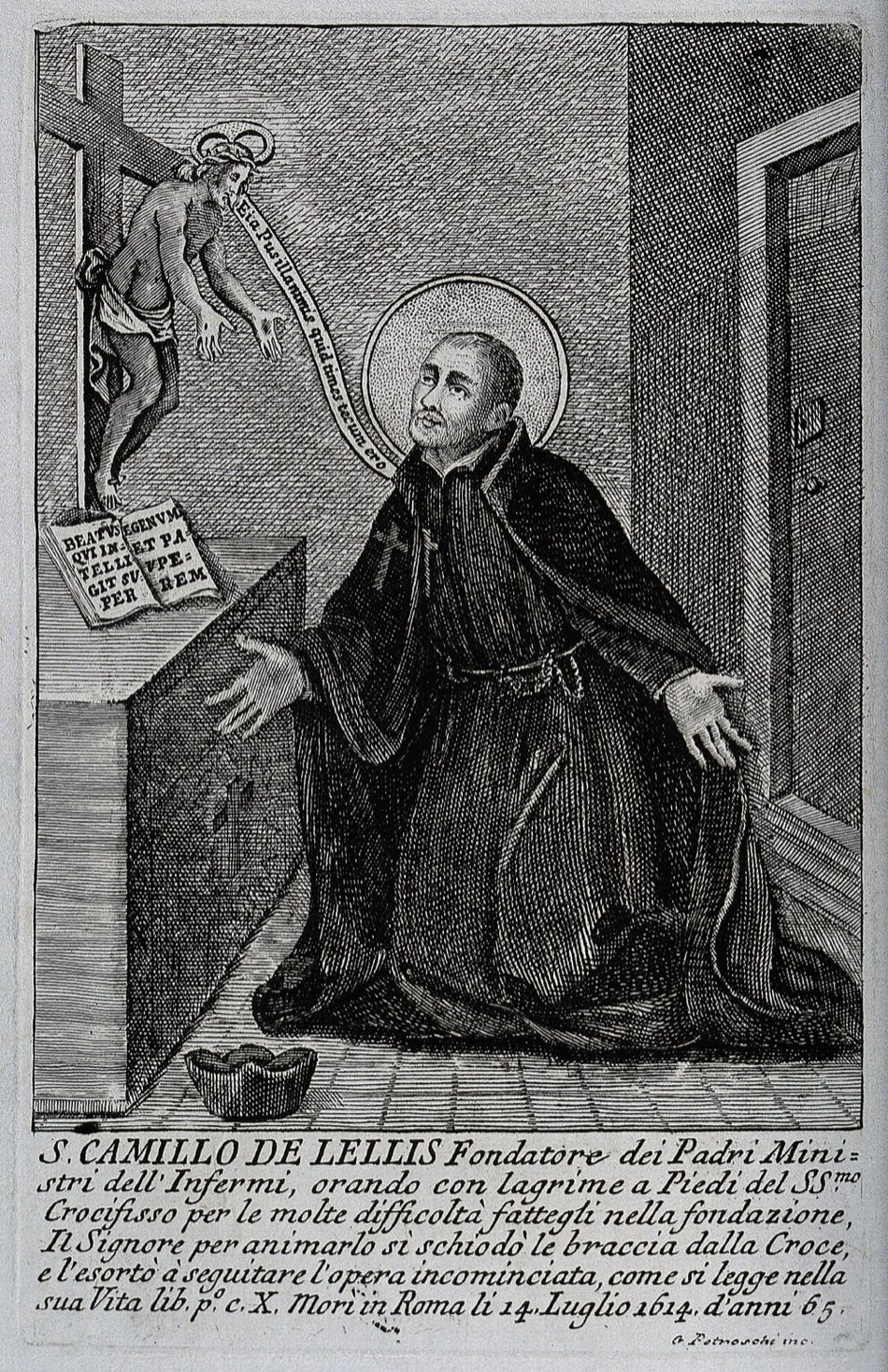 Saint Camillus de Lellis, priest